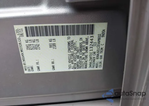 2012 Nissan Altima 2.5 S from USA, damaged, VIN 1N4AL2AP7CC132443